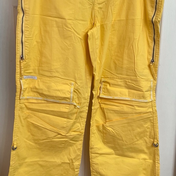 Yellow Marithe + Francois Girbaud 8 Pocket Pants - Picture 1 of 11